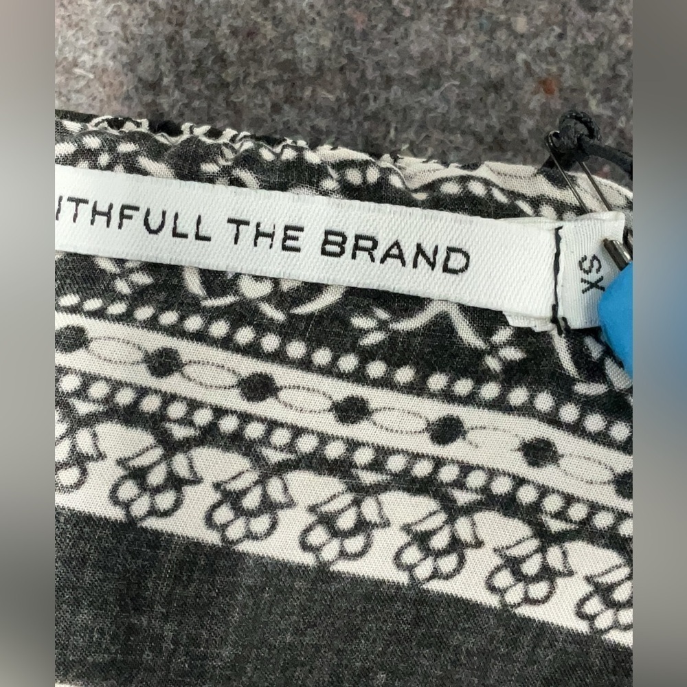 Faithfull The Brand Women's Black and White Jumpsuit size XS - Picture 5 of 8
